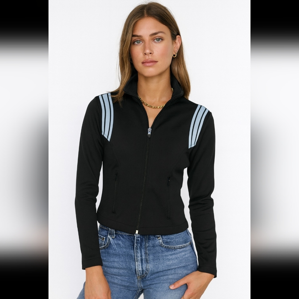 Vintage NIKE Varsity Cropped Jacket Small